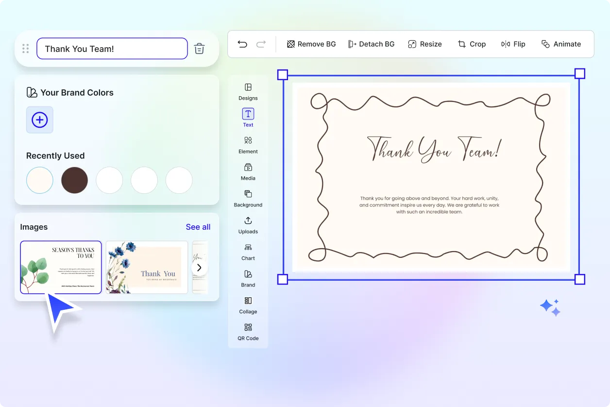 Free AI Thank You Card Generator, Free AI Thank You Card Maker [ No Signup ]